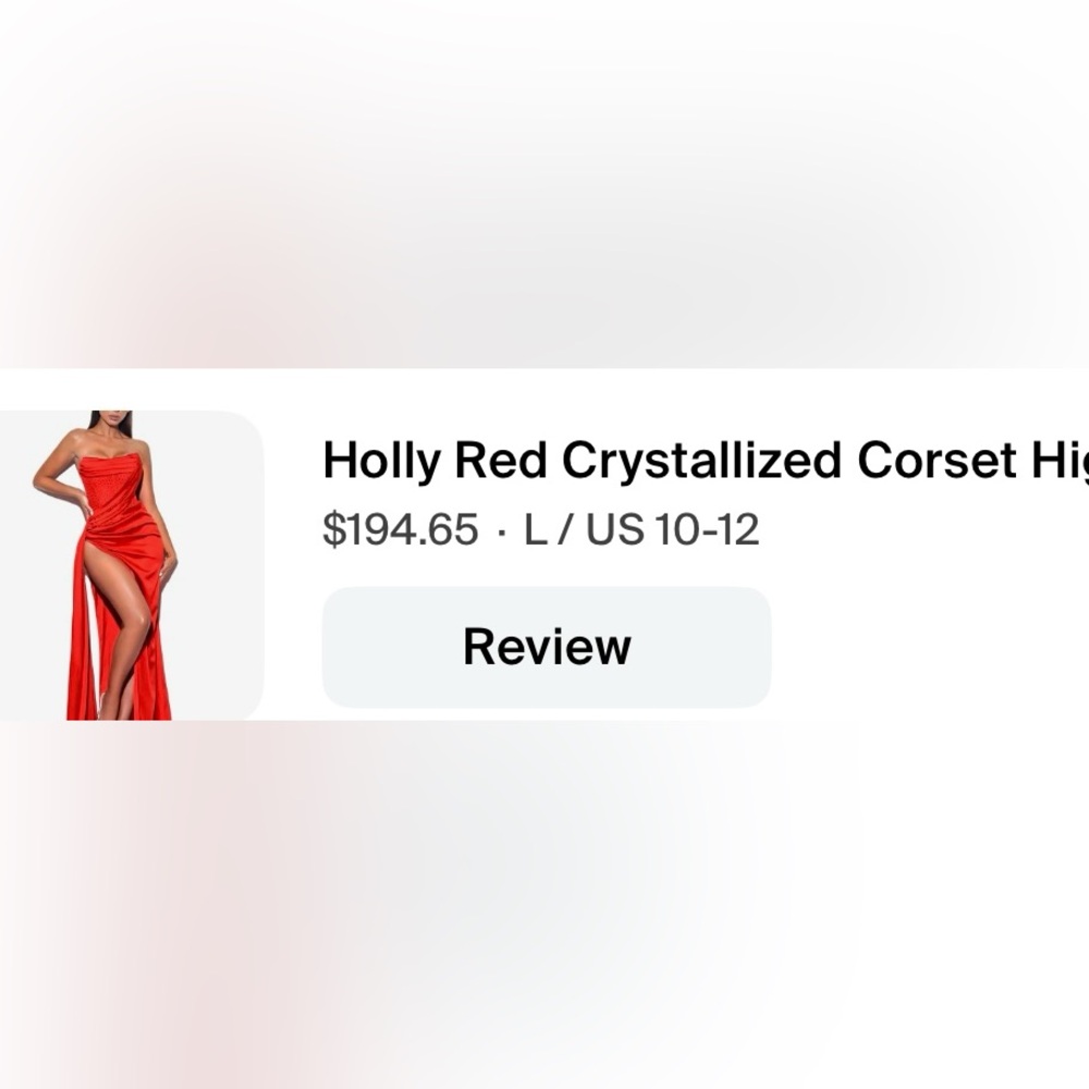 Stunning Red Dress with Elegant Silhouette